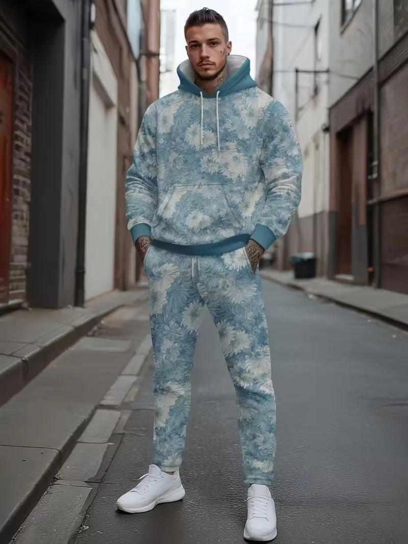 Camouflage Hunting Animal Hoodie Pants Suit 3D Print Men Women High Quality Jogging Tracksuit Outfits Men's Clothing 2Piece Sets