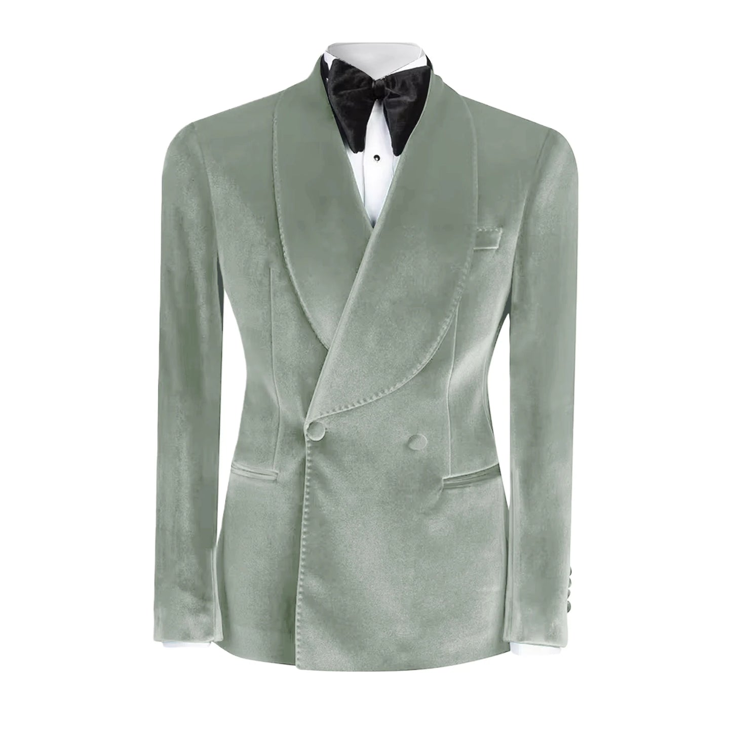 Ternos formais de veludo masculino, blazer duplo breasted, 1 peça, elegante, slim fit, roupas masculinas, casamento, negócios, casacos casuais