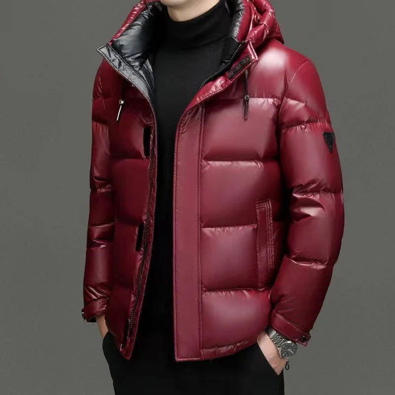 Jaqueta de inverno 2026, novidade, jaquetas de algodão tipo Sill para homens, parkas masculinas da moda, grossas e quentes, casaco impermeável masculino, tamanho M-4XL
