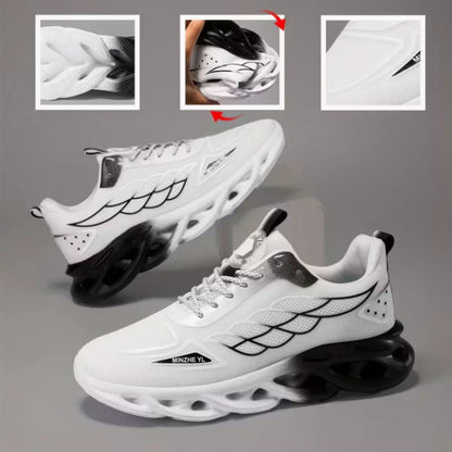 Spring and Summer Women's Shoes Knitted Mesh Breathable Sports Running Shoes Fashion Unisex Lightweight Walking Vulcanized Shoes