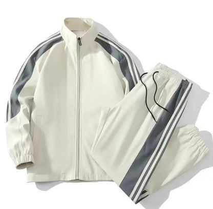 2026 Spring and Autumn New Outdoor Sports Jacket Set for Men's Casual Sports and Leisure High Quality Two piece Set