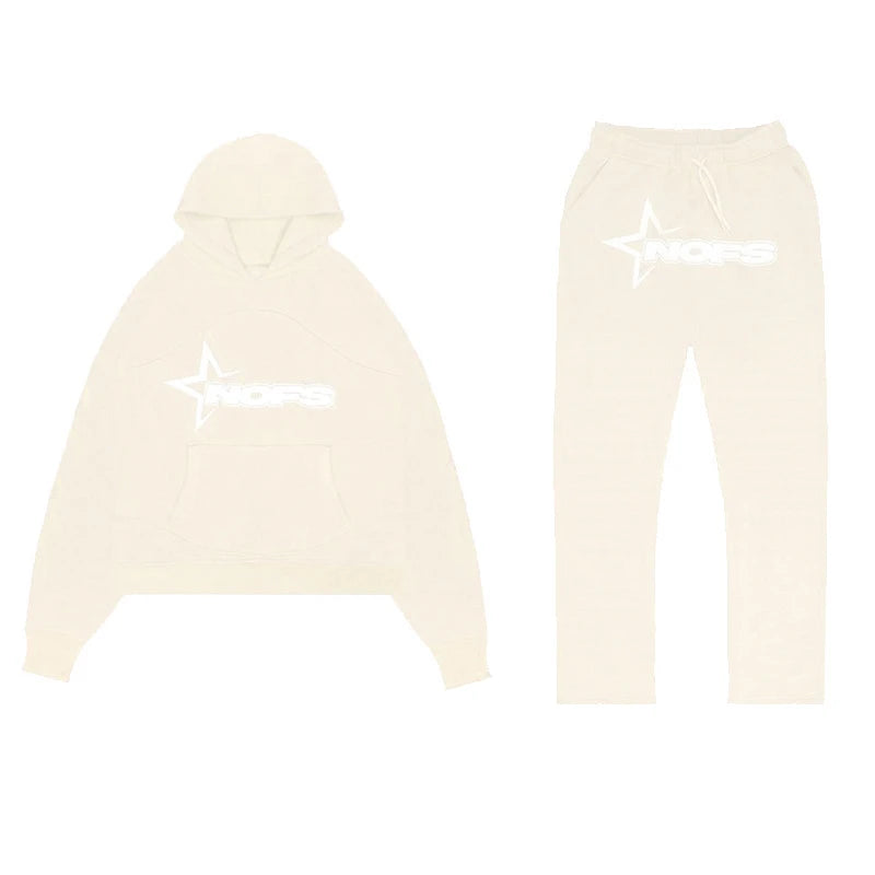 Moletom masculino Y2K Harajuku Hip Hop com estampa gráfica de letras, estilo folgado, modelo punk rock gótico 2024, com blusas, calças e streetwear.