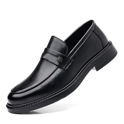 Italian Luxury Brand Loafers Men's Yellow and White Color Leather Shoes Slip-on Fashion Thick Sole Casual Shoes Wedding Moccasin