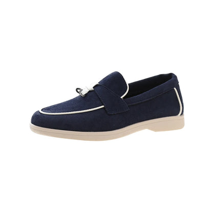 2025 primavera e outono novo tamanho grande sola macia sapatos femininos estilo britânico moda sapatos planos confortáveis sapatos casuais