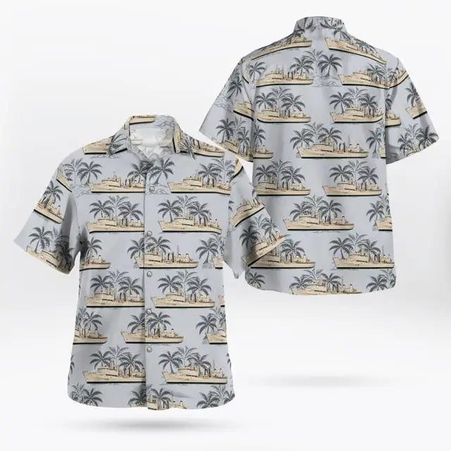 Oversized Streetwear 3D Anime Green Short Sleeve Hawaiian Shirt Men's Beach Summer 5XL Social Homme-863