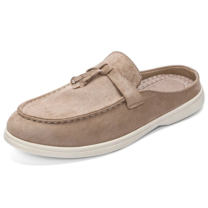 Mocassins masculinos de verão, confortáveis, casuais, para usar ao ar livre, sandálias leves para caminhada.