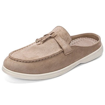Mocassins masculinos de verão, confortáveis, casuais, para usar ao ar livre, sandálias leves para caminhada.