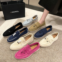 2025 primavera e outono novo tamanho grande sola macia sapatos femininos estilo britânico moda sapatos planos confortáveis sapatos casuais