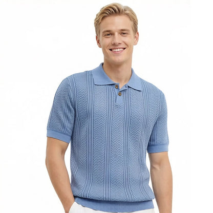 Camisas de Malha Masculinas Tamanho EUA, Camisas de Golfe Casuais com Stretch, Camisa Polo de Manga Curta, Top de Malha Masculino para Verão, Casual e para Festas