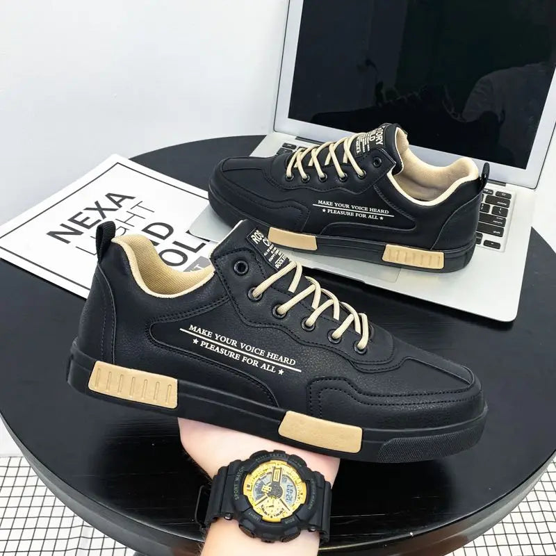 Sapatilhas rasas casuais masculinas, Sapato Masculino Robuço, Clássico Retro, Original, Entrega Gratuita, Confortável, Preço Baixo, Trabalho, Primavera, Outono