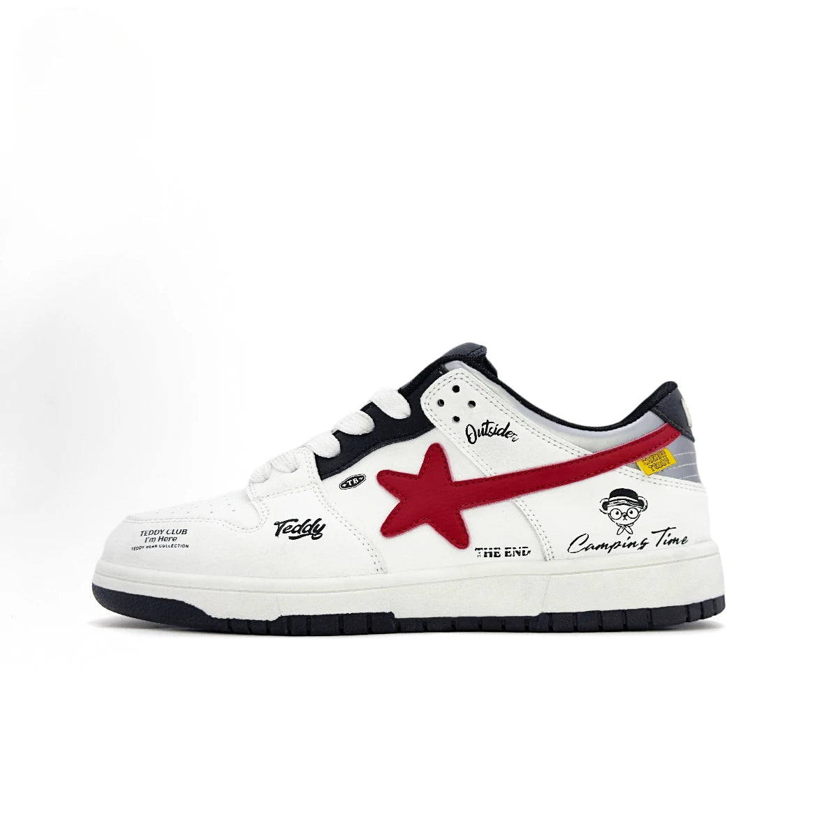 Women Sneakers Man Retro Y2K Star Punk Streetwear Shoes Fashion Skateboard Shoes Couples Soprt Casual Shoes Unisex Tennis