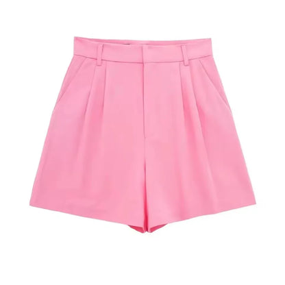 Conjunto Casual Feminino HH de 2 Peças, Top de Alça em V e Calças Slim de Cintura Alta, Roupas Casuais para Escritório e Uso Diário