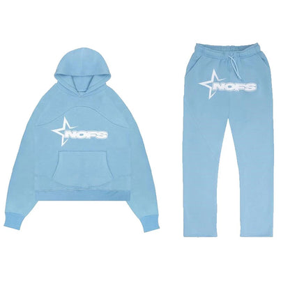 Moletom masculino Y2K Harajuku Hip Hop com estampa gráfica de letras, estilo folgado, modelo punk rock gótico 2024, com blusas, calças e streetwear.