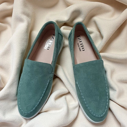 Primavera verão clássico marca camurça mocassins de couro dos homens sapatos casuais luxo respirável deslizamento em sapatos de condução mocassins