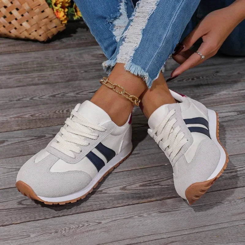 Novos Sapatos Casuais da Moda, Sapatos de Corrida Versáteis, Superfície de Tecido Respirável, Leves, Esportivos, Sapatos Femininos, Zapatos De Mujer