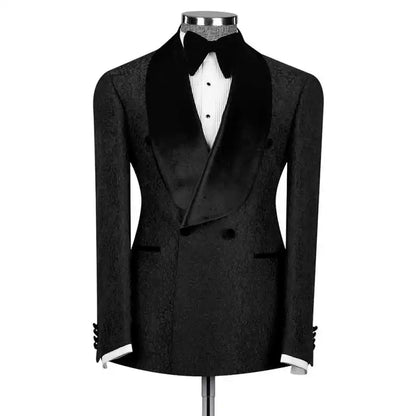 Ternos de Casamento Exquisitos em Jacquard, Conjunto de 1 Peça, Blazer Masculino de Moda, Blazers de Negócios Personalizados