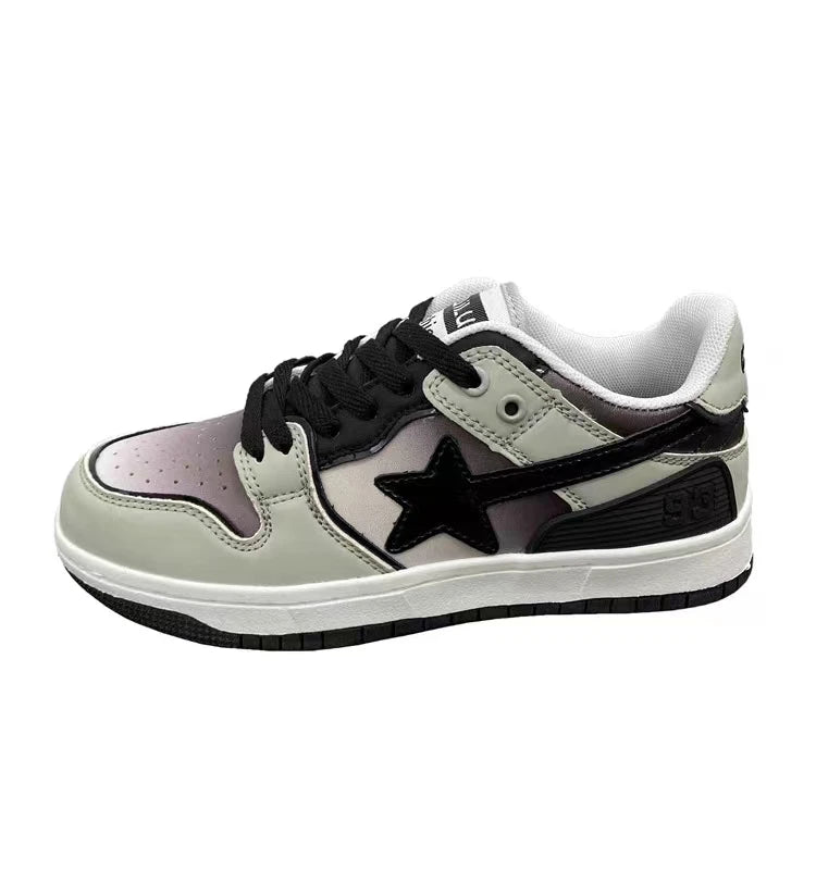 Women Shoes for Men Tennis Retro Star Y2K Punk Skateboard Shoes Fashion Male Sneakers Couple Outdoor Gym Casual Sports Shoes