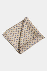 Sand fancy pocket square - Made in Italy