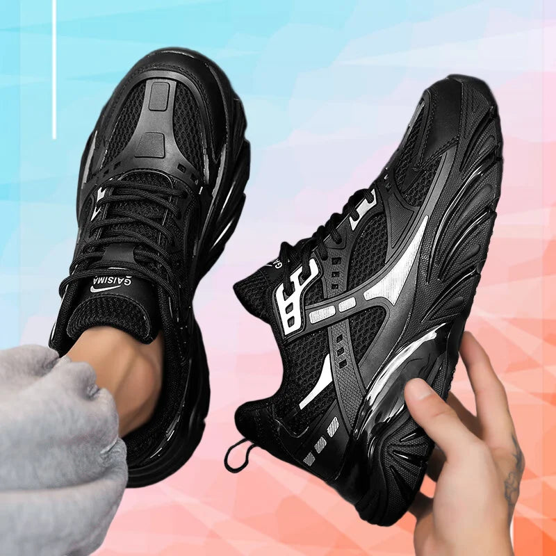 Popular versatile and fashionable running shoes, couple's durable mesh sports shoes, outdoor versatile casual sports shoes