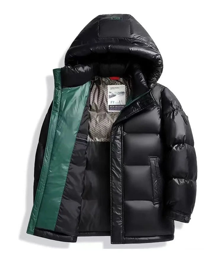Jaqueta de inverno 2026, novidade, jaquetas de algodão tipo Sill para homens, parkas masculinas da moda, grossas e quentes, casaco impermeável masculino, tamanho M-4XL