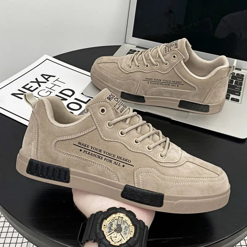 Sapatilhas rasas casuais masculinas, Sapato Masculino Robuço, Clássico Retro, Original, Entrega Gratuita, Confortável, Preço Baixo, Trabalho, Primavera, Outono