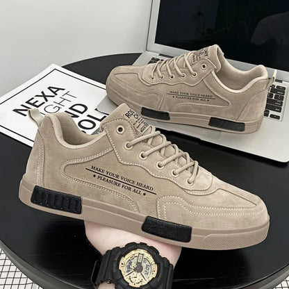 Sapatilhas rasas casuais masculinas, Sapato Masculino Robuço, Clássico Retro, Original, Entrega Gratuita, Confortável, Preço Baixo, Trabalho, Primavera, Outono