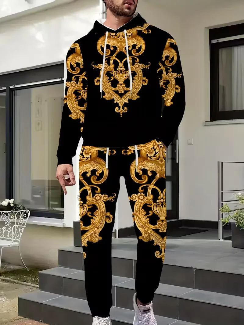Camouflage Hunting Animal Hoodie Pants Suit 3D Print Men Women High Quality Jogging Tracksuit Outfits Men's Clothing 2Piece Sets