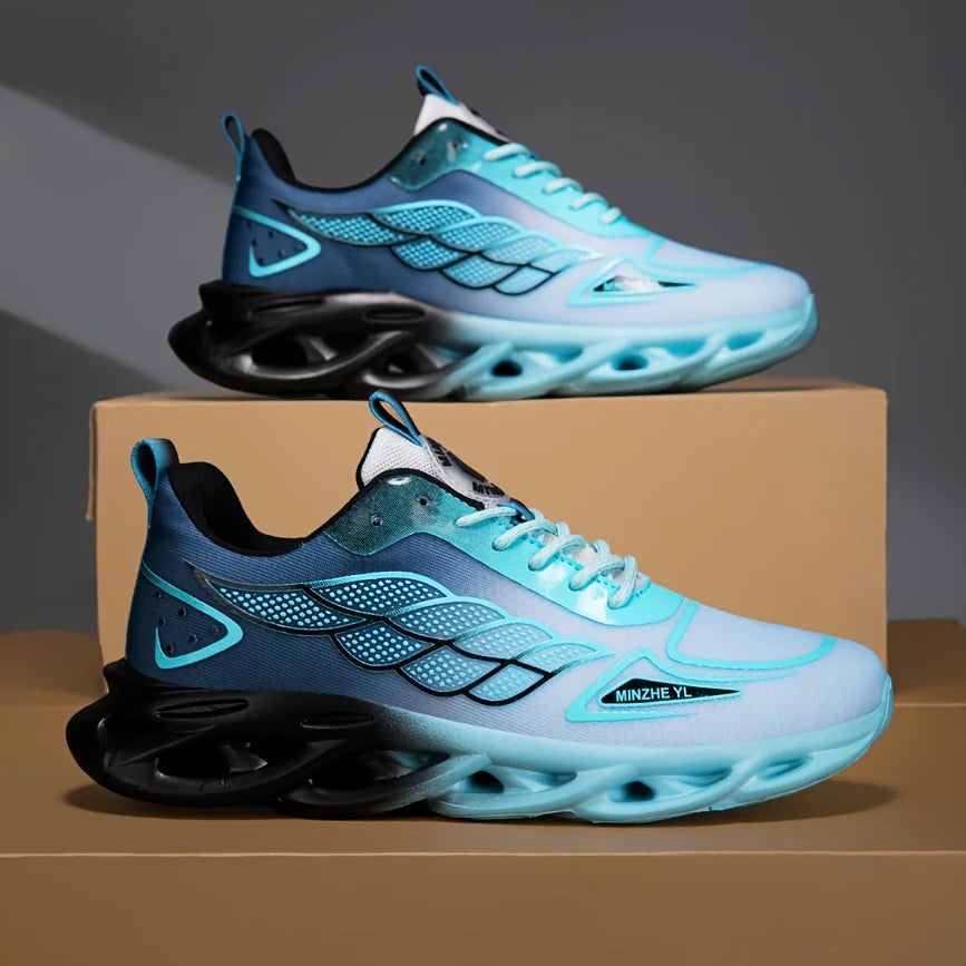 Spring and Summer Women's Shoes Knitted Mesh Breathable Sports Running Shoes Fashion Unisex Lightweight Walking Vulcanized Shoes