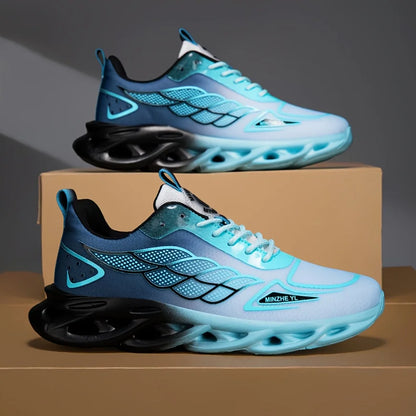 Spring and Summer Women's Shoes Knitted Mesh Breathable Sports Running Shoes Fashion Unisex Lightweight Walking Vulcanized Shoes