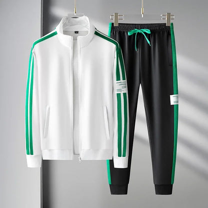 Men's Tracksuit Korean Fashion Mens Sportswear Two Piece Sets Casual Man Jacket Sweatpants Male Clothing Sports Clothes
