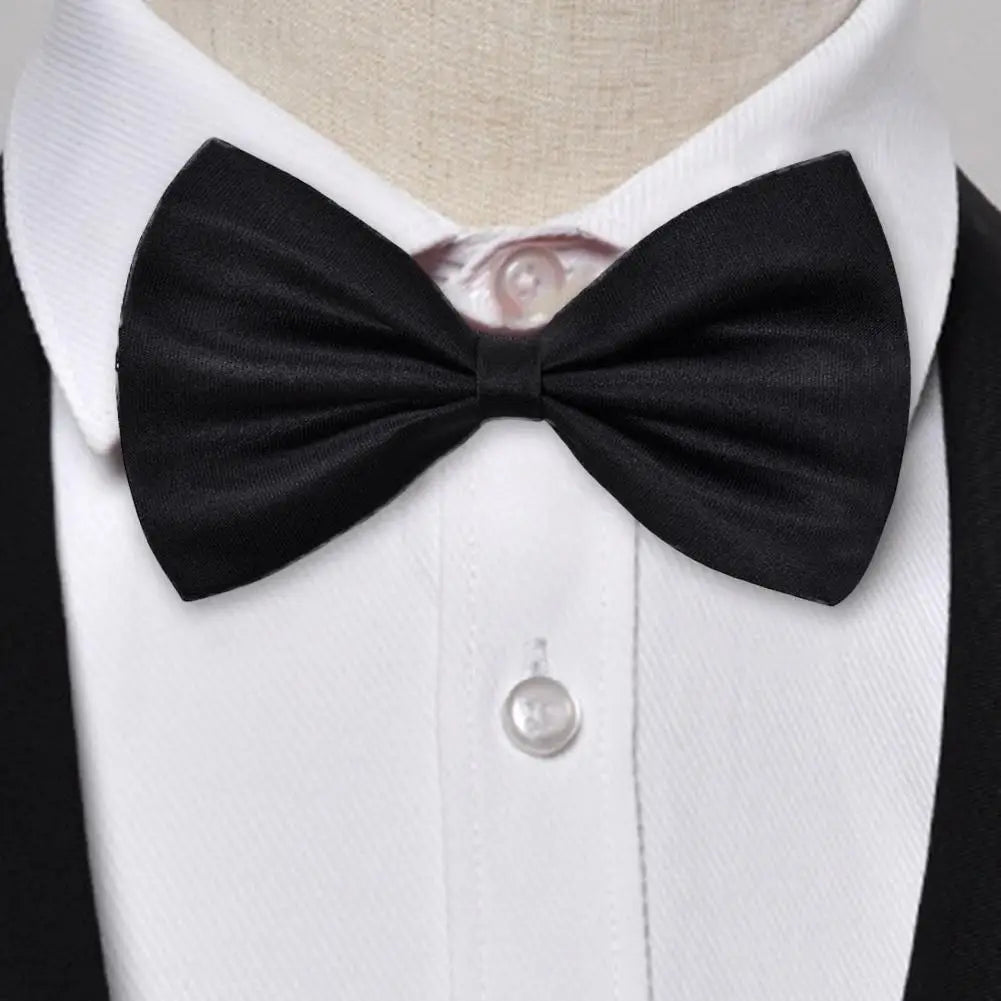 Gravatas borboleta para homens, festa de casamento, gravata borboleta preta, gravata clássica ajustável, gravata borboleta de casamento, 1-3 peças