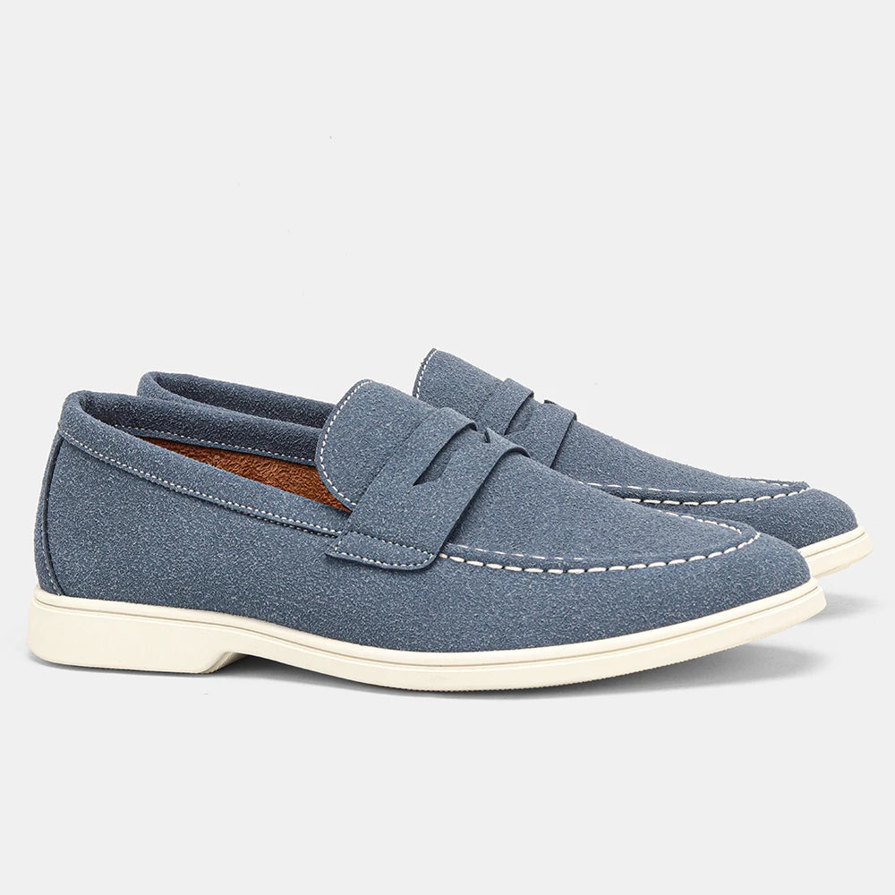 Mocassins Masculinos Respiráveis Moda de Verão Confortáveis