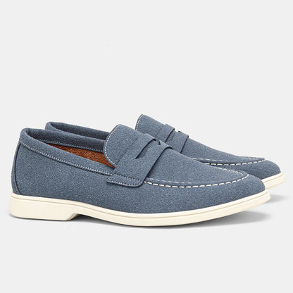 Mocassins Masculinos Respiráveis Moda de Verão Confortáveis