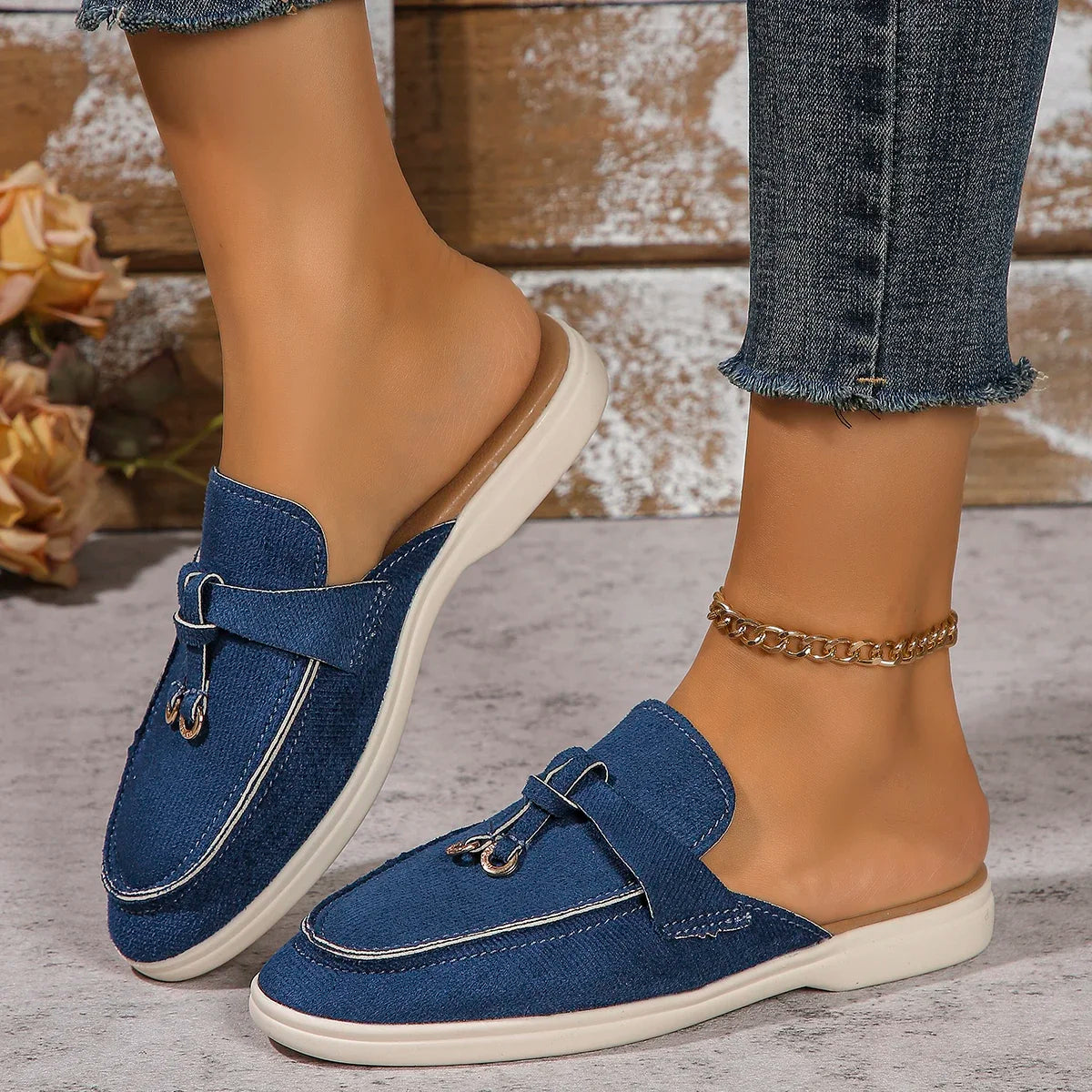 Sapatilhas femininas vulcanizadas, sapatos casuais planos, sapatos de enfiar, tênis de caminhada, chinelos femininos, plus size 42, novo, 2022