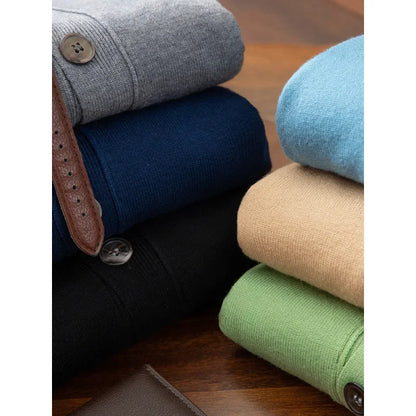 Cardigan de malha masculina solta com decote em v outono inverno camada base camisa frente aberta camisola estilo casual malhas tamanho grande