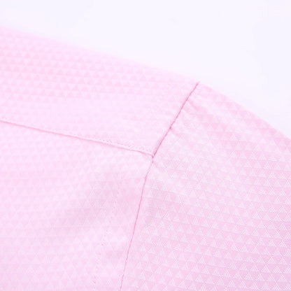 Camisa masculina com gola espalhada, punho francês, manga comprida, botões formais de negócios, camisas de casamento masculinas, ajuste regular, camisa com abotoaduras