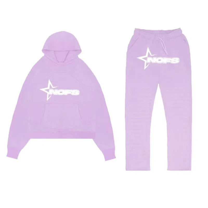 Moletom masculino Y2K Harajuku Hip Hop com estampa gráfica de letras, estilo folgado, modelo punk rock gótico 2024, com blusas, calças e streetwear.
