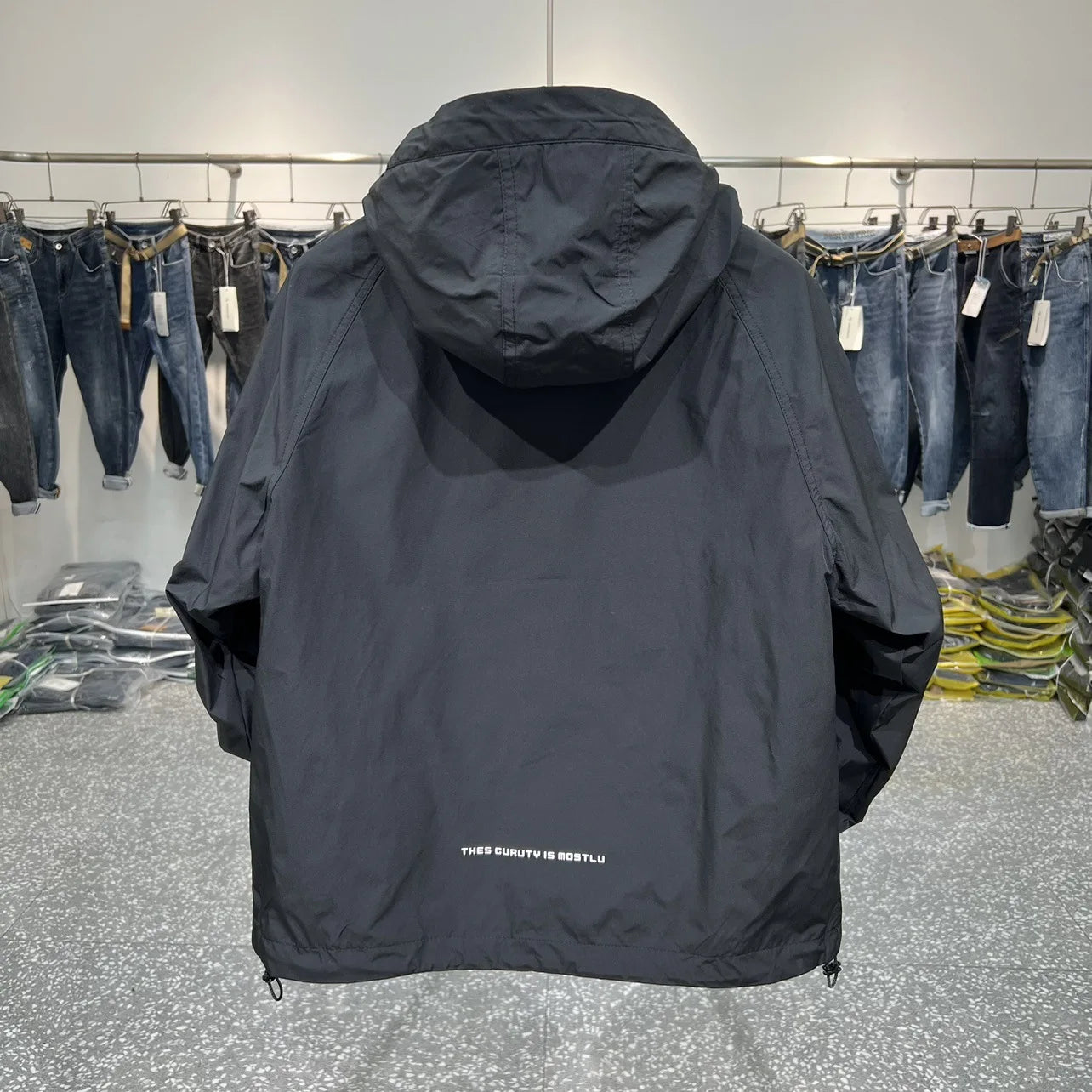 Men's Fashion Long Sleeve Hooded Jacket Casual Outerwear with Zipper Pockets Outdoor Work Jacket Bomber Baseball Jacket