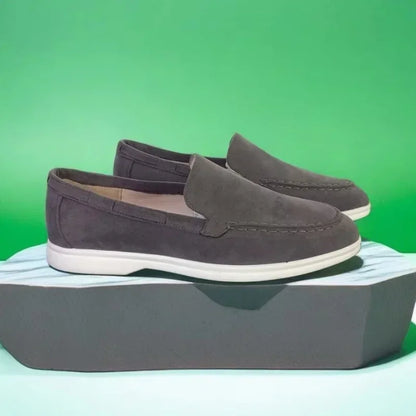 Male Classic Brand Suede Leather Loafers Men Casual Shoes Luxury Mens Breathable Slip on Driving Shoes Moccasins