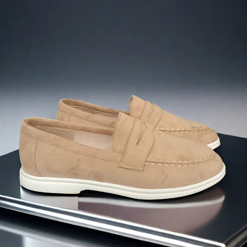 Verão masculino marca camurça mocassins de couro dos homens sapatos casuais de luxo respirável deslizamento em sapatos de condução mocassins