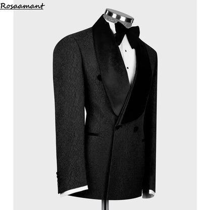 Melhores ternos para homens 2 peças fino ajuste moda masculina casamento smoking blazer jaqueta calça traje homme mariage