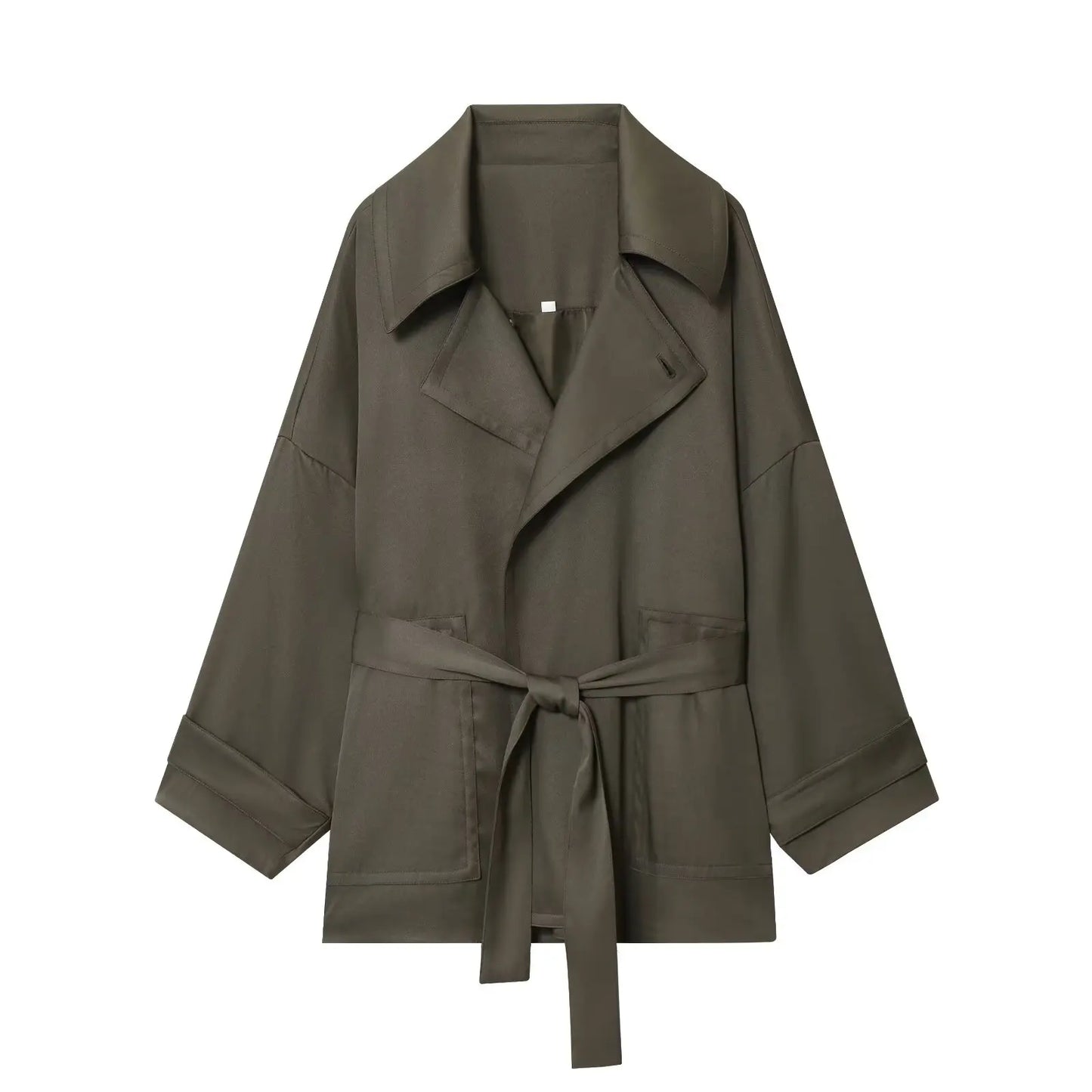 Mulheres meados de cintura calças conjunto de duas peças casual fluindo com cinto jaqueta frente plissado calças 2 peça conjunto feminino outfit