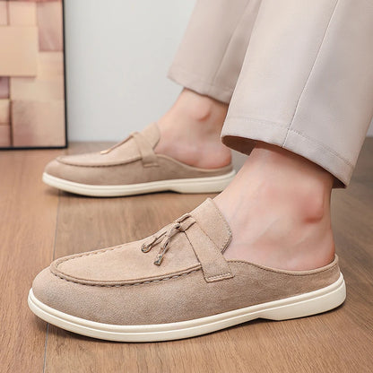 Mocassins masculinos de verão, confortáveis, casuais, para usar ao ar livre, sandálias leves para caminhada.