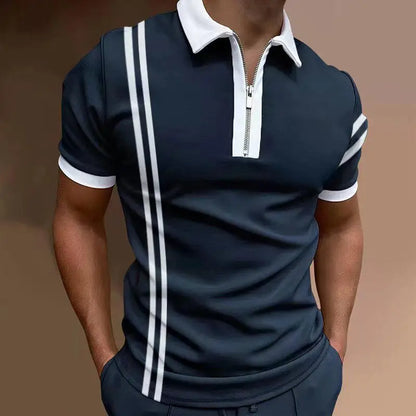 Wholesale Cotton 200 Grams Heavyweight Men's Polo T Shirt Uniform Printing Plain Blank Casual Polo Shirt Custom Logo Polo Shirt