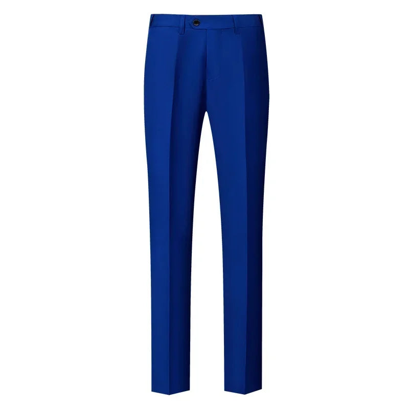 15 cores novo negócio casual terno calças dos homens sólido escritório formal calças dos homens estilo clássico terno calças compridas plus size