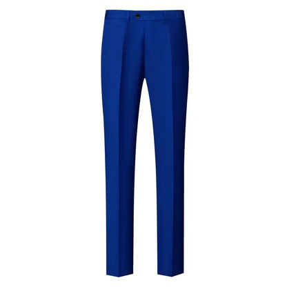 Calças de Terno Masculino M-6XL, Moda Boutique, Cor Sólida, Formal, para Negócios, Noivo, Casamento, Casual