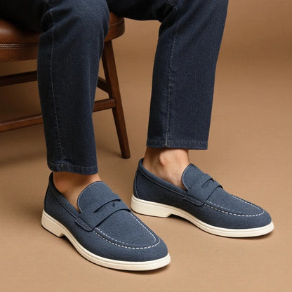Mocassins Masculinos Respiráveis Moda de Verão Confortáveis