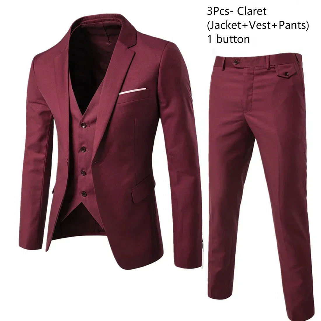 Ternos para homens elegante casamento 3 peças blazers outfit 2 conjunto jaquetas colete calças completo 2025 moda clássico negócios formal