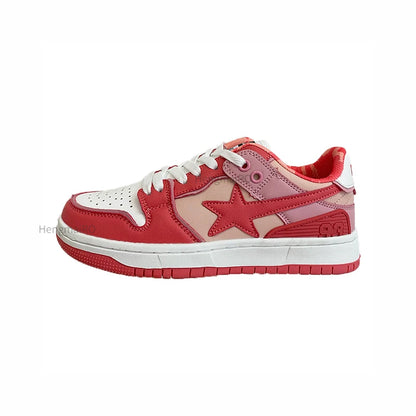 Women Shoes for Men Tennis Retro Star Y2K Punk Skateboard Shoes Fashion Male Sneakers Couple Outdoor Gym Casual Sports Shoes