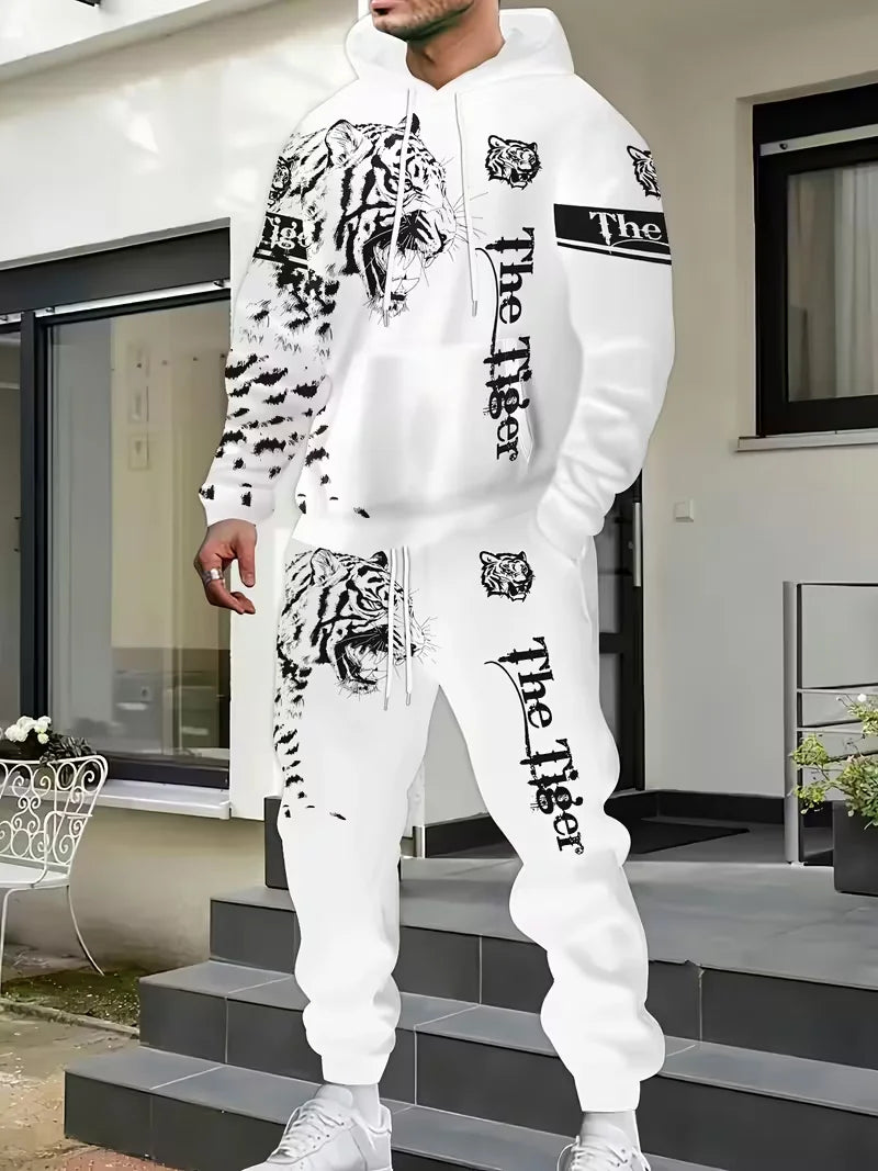 Camouflage Hunting Animal Hoodie Pants Suit 3D Print Men Women High Quality Jogging Tracksuit Outfits Men's Clothing 2Piece Sets